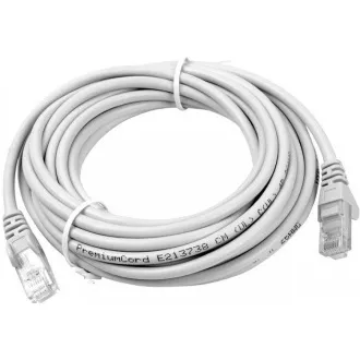 PREMIUMCORD Patch kabel UTP RJ45-RJ45 CAT5e 0.25m šedá