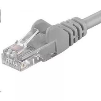 PREMIUMCORD Patch kabel UTP RJ45-RJ45 CAT5e 0.1m šedá