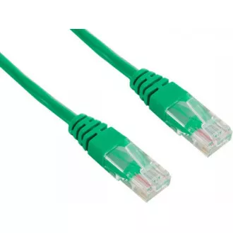 PREMIUMCORD Patch kabel UTP RJ45-RJ45 CAT5e 0.25m zelená PREMIUMCORD Patch kabel UTP RJ45-RJ45 CAT5e 0.25m zelená