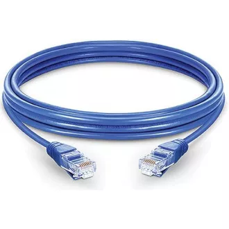 PREMIUMCORD Patch kabel UTP RJ45-RJ45 CAT5e 1m modrá