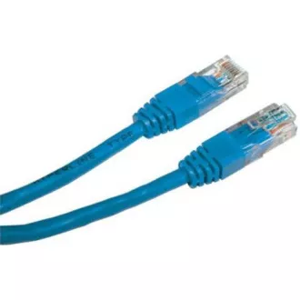 PREMIUMCORD Patch kabel UTP RJ45-RJ45 CAT5e 1m modrá