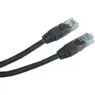 PREMIUMCORD Patch kabel UTP RJ45-RJ45 CAT5e 1m černá
