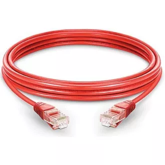 PREMIUMCORD Patch kabel UTP RJ45-RJ45 CAT5e 2m červená