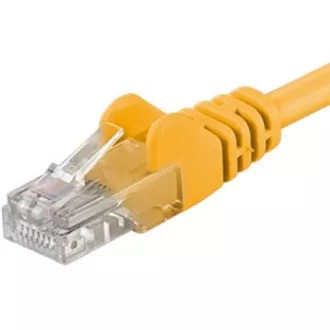 PREMIUMCORD Patch kabel UTP RJ45-RJ45 CAT5e 2m žlutá