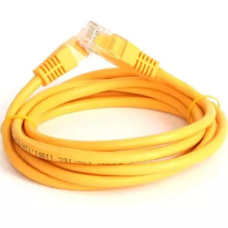PREMIUMCORD Patch kabel UTP RJ45-RJ45 CAT5e 2m žlutá