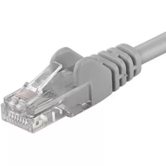 PREMIUMCORD Patch kabel UTP RJ45-RJ45 CAT5e 3m šedá