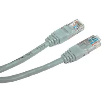 PREMIUMCORD Patch kabel UTP RJ45-RJ45 CAT5e 3m šedá