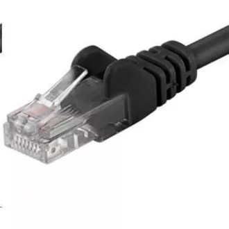 PREMIUMCORD Patch kabel UTP RJ45-RJ45 CAT5e 3m černá