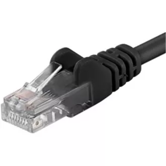 PREMIUMCORD Patch kabel UTP RJ45-RJ45 CAT5e 3m černá
