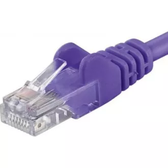 PREMIUMCORD Patch kabel UTP RJ45-RJ45 CAT5e 3m fialová