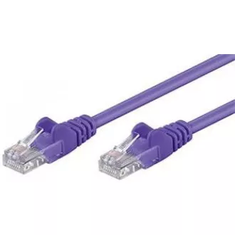 PREMIUMCORD Patch kabel UTP RJ45-RJ45 CAT5e 3m fialová