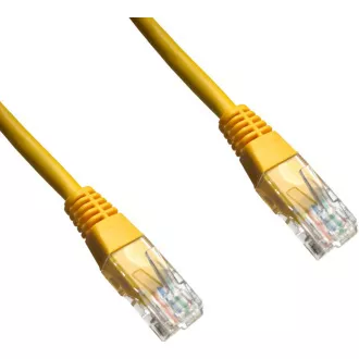 PREMIUMCORD Patch kabel UTP RJ45-RJ45 CAT5e 3m žlutá