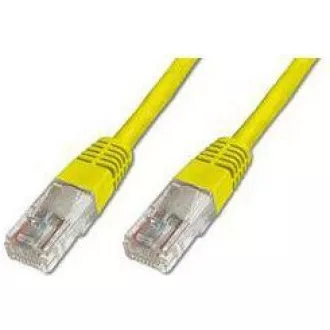 PREMIUMCORD Patch kabel UTP RJ45-RJ45 CAT5e 3m žlutá