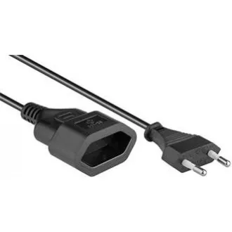PREMIUMCORD Kabel síťový 230V, prodlužovací dvojvidlice, 3m PREMIUMCORD Kabel síťový 230V, prodlužovací dvojvidlice, 3m