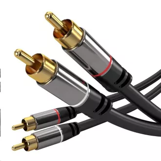 PREMIUMCORD kabel, 2x CINCH-2x CINCH M/M, 5m PREMIUMCORD kabel, 2x CINCH-2x CINCH M/M, 5m
