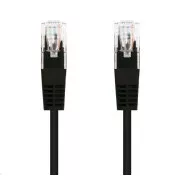 C-TECH kabel patchcord Cat5e, UTP, černá, 2m