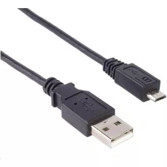 PREMIUMCORD Kabel USB 2.0 A-Micro B propojovací. 2m (černý)