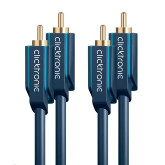ClickTronic HQ OFC kabel 2x Cinch - 2x Cinch RCA, M/M, 10m ClickTronic HQ OFC kabel 2x Cinch - 2x Cinch RCA, M/M, 10m