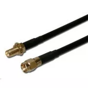 Koaxiální WLAN Antenní prodlužovací SMA male reverse - SMA female reverse, 1m