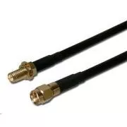 Koaxiální WLAN Antenní prodlužovací SMA male reverse - SMA female reverse, 10m