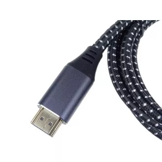 PREMIUMCORD Kabel HDMI 2.1 High Speed + Ethernet kabel 8K@60Hz, zlacené konektory, 1, 5m