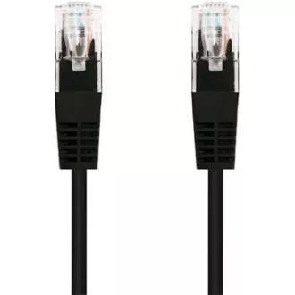 C-TECH kabel patchcord Cat5e, UTP, černý, 0, 5m