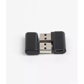 PremiumCord USB redukce USB-C - USB3.0 typ A (F/M), zahnutá 90° PremiumCord USB redukce USB-C - USB3.0 typ A (F/M), zahnutá 90°