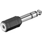 PremiumCord adaptér 6, 3mm Stereo plug - 3, 5mm Stereo jack (M/F)