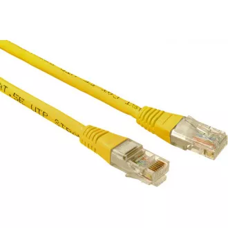 PremiumCord Patch kabel UTP RJ45-RJ45 CAT6 0.25m žlutá PremiumCord Patch kabel UTP RJ45-RJ45 CAT6 0.25m žlutá