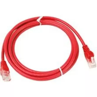 PremiumCord Patch kabel UTP RJ45-RJ45 CAT6 1m červená
