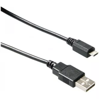 PremiumCord Kabel micro USB 2.0, A-B, konektor do úhlu 90° 1m (černý) PremiumCord Kabel micro USB 2.0, A-B, konektor do úhlu 90° 1m (černý)