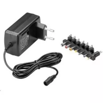 Goobay Univerzální napájecí adaptér 230V/9V-24V max. 24 W a 1, 5 A Goobay Univerzální napájecí adaptér 230V/9V-24V max. 24 W a 1, 5 A