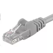 PremiumCord Patch kabel UTP RJ45-RJ45 CAT6 0.1m šedá