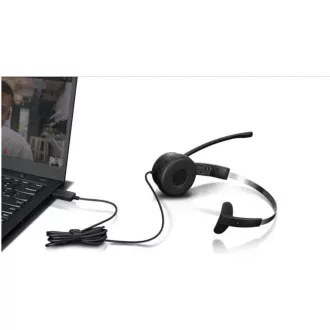 LENOVO sluchátka 100 USB Mono Headset LENOVO sluchátka 100 USB Mono Headset