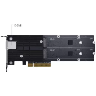 Synology E10M20-T1 rozšiřující karta 1x 10GBASE-T/NBASE-T 2x M.2 Synology E10M20-T1 rozšiřující karta 1x 10GBASE-T/NBASE-T 2x M.2