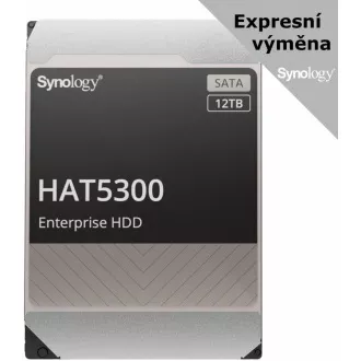 Synology 3, 5" HDD HAT5300-12T Enterprise (NAS) (12TB, SATA III, 7200 RPM, 256MB) Synology 3, 5" HDD HAT5300-12T Enterprise (NAS) (12TB, SATA III, 7200 RPM, 256MB)