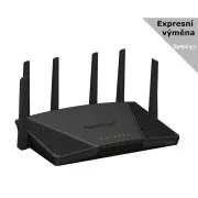Synology RT6600ax MESH WiFi6 router (AX6000, 2, 4GHz/5GHz, 3xGbELAN, 1x2, 5GbELAN, 1xGbEWAN, 1xUSB3.2)