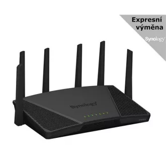 Synology RT6600ax MESH WiFi6 router (AX6000, 2, 4GHz/5GHz, 3xGbELAN, 1x2, 5GbELAN, 1xGbEWAN, 1xUSB3.2)