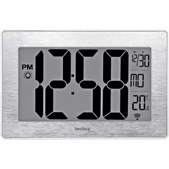 Hodiny TechnoLine WS 8019, stříbrné Hodiny TechnoLine WS 8019, stříbrné