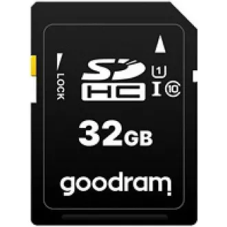GOODRAM SDHC karta 32GB (R:100/W:10 MB/s) UHS-I Class 10 GOODRAM SDHC karta 32GB (R:100/W:10 MB/s) UHS-I Class 10