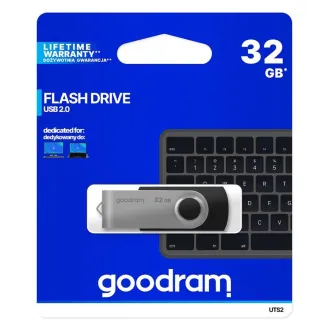 GOODRAM Flash Disk 32GB UTS2, USB 2.0, černá GOODRAM Flash Disk 32GB UTS2, USB 2.0, černá