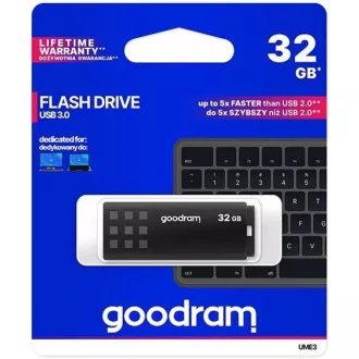 GOODRAM Flash Disk 32GB UME3, USB 3.0, černá