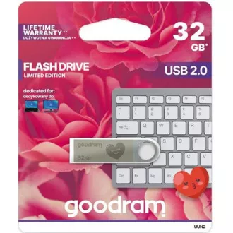 GOODRAM Flash Disk UUN2 32GB USB 2.0 stříbrná GOODRAM Flash Disk UUN2 32GB USB 2.0 stříbrná