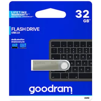 GOODRAM Flash Disk UUN2 32GB USB 2.0 stříbrná GOODRAM Flash Disk UUN2 32GB USB 2.0 stříbrná