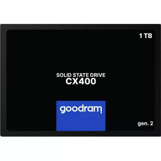 GOODRAM SSD CX400 Gen.2 1TB, SATA III, 2.5", (R:550/W:500MB/s) GOODRAM SSD CX400 Gen.2 1TB, SATA III, 2.5", (R:550/W:500MB/s)