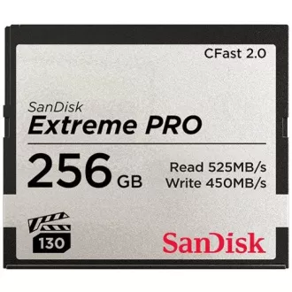 SanDisk CFAST 2.0 256GB Extreme Pro (525 MB/s VPG130) SATA SanDisk CFAST 2.0 256GB Extreme Pro (525 MB/s VPG130) SATA