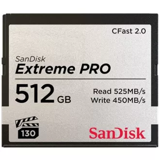SanDisk CFAST 2.0 512GB Extreme Pro (525 MB/s VPG130) SanDisk CFAST 2.0 512GB Extreme Pro (525 MB/s VPG130)