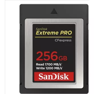 SanDisk Extreme Pro CFexpress Card 256GB, Type B, 1700MB/s Read, 1200MB/s Write NVMe SanDisk Extreme Pro CFexpress Card 256GB, Type B, 1700MB/s Read, 1200MB/s Write NVMe