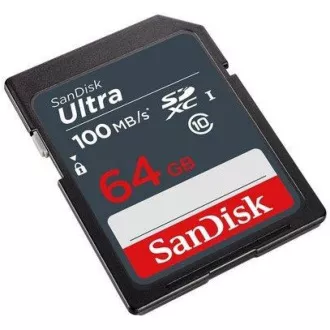 SanDisk SDXC karta 64GB Ultra (100MB/s Class 10 UHS-I) SanDisk SDXC karta 64GB Ultra (100MB/s Class 10 UHS-I)
