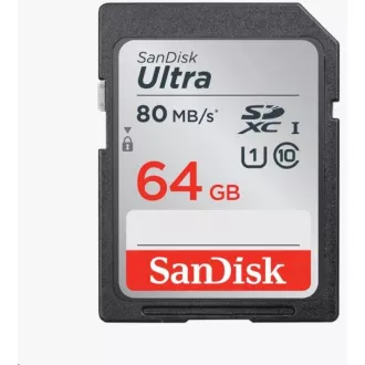 SanDisk SDXC karta 64GB Ultra (100MB/s Class 10 UHS-I) SanDisk SDXC karta 64GB Ultra (100MB/s Class 10 UHS-I)